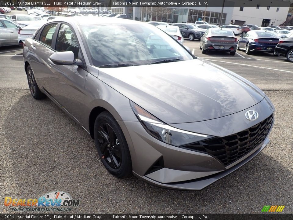 Front 3/4 View of 2021 Hyundai Elantra SEL Photo #3