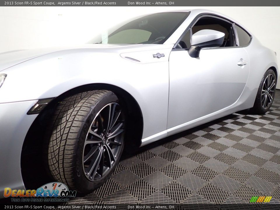 2013 Scion FR-S Sport Coupe Argento Silver / Black/Red Accents Photo #8