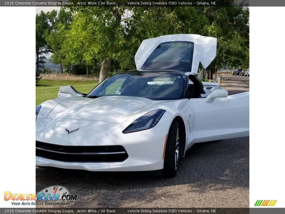 2016 Chevrolet Corvette Stingray Coupe Arctic White / Jet Black Photo #7