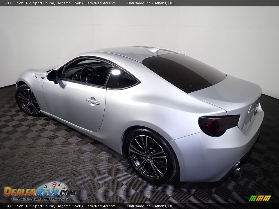 2013 Scion FR-S Sport Coupe Argento Silver / Black/Red Accents Photo #9