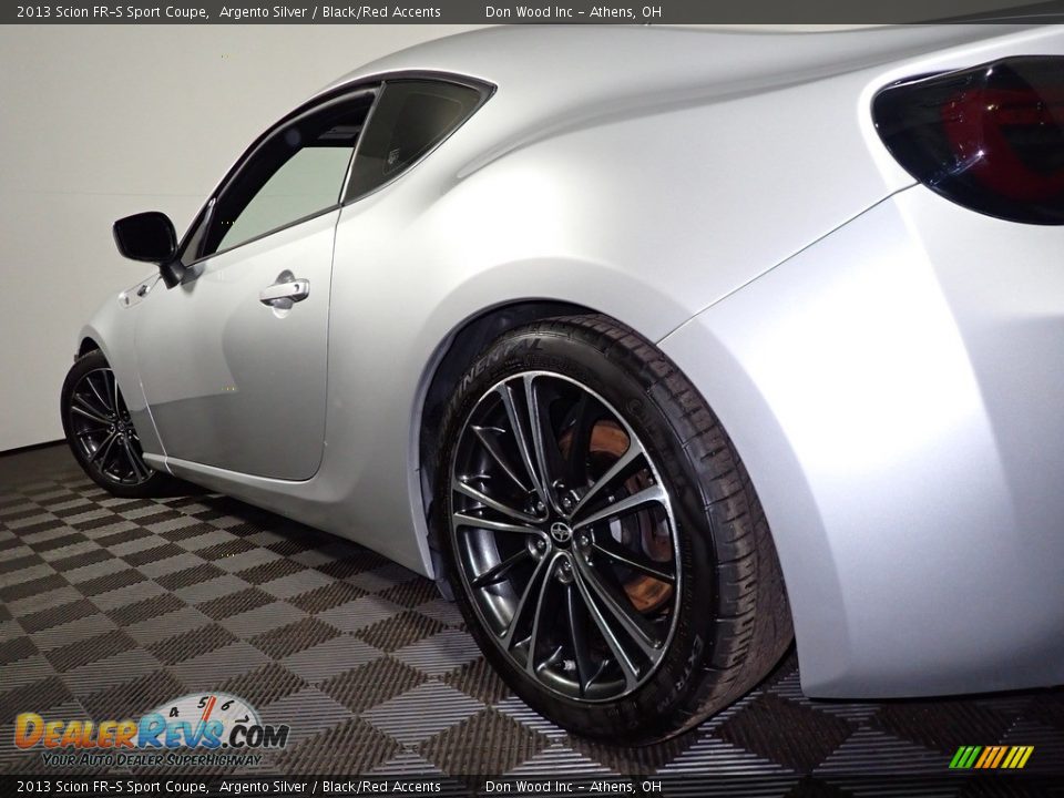 2013 Scion FR-S Sport Coupe Argento Silver / Black/Red Accents Photo #10