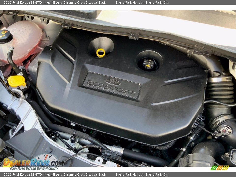 2019 Ford Escape SE 4WD Ingot Silver / Chromite Gray/Charcoal Black Photo #34