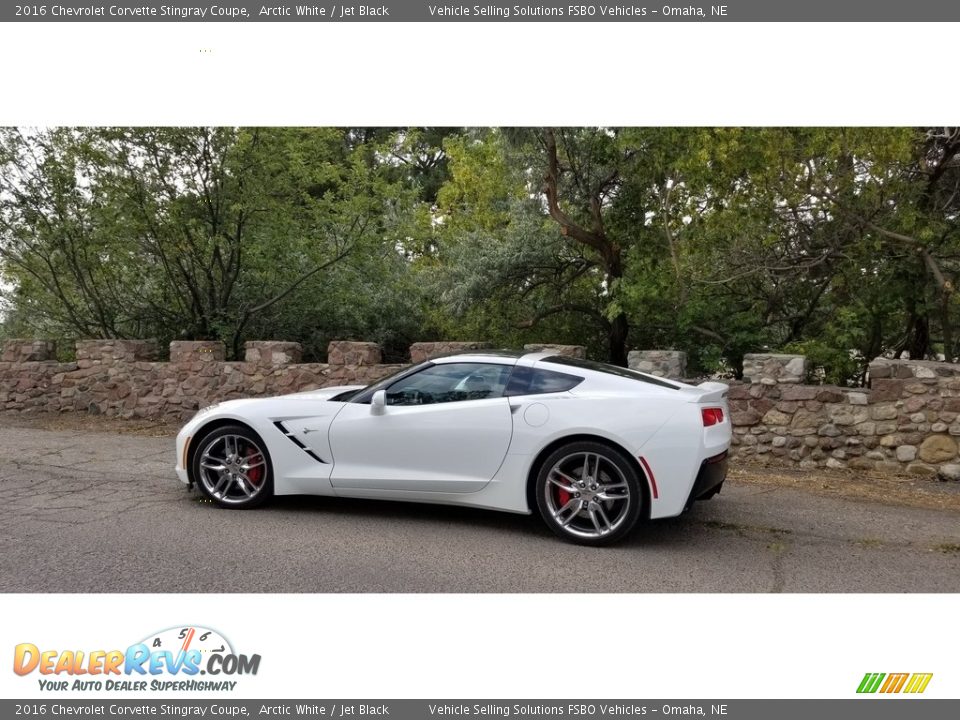 2016 Chevrolet Corvette Stingray Coupe Arctic White / Jet Black Photo #12