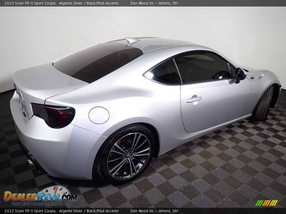2013 Scion FR-S Sport Coupe Argento Silver / Black/Red Accents Photo #14
