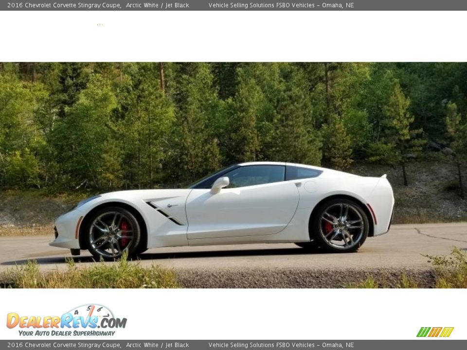 2016 Chevrolet Corvette Stingray Coupe Arctic White / Jet Black Photo #13