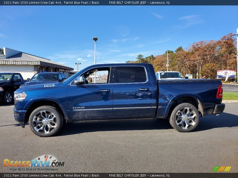 Patriot Blue Pearl 2021 Ram 1500 Limited Crew Cab 4x4 Photo #4