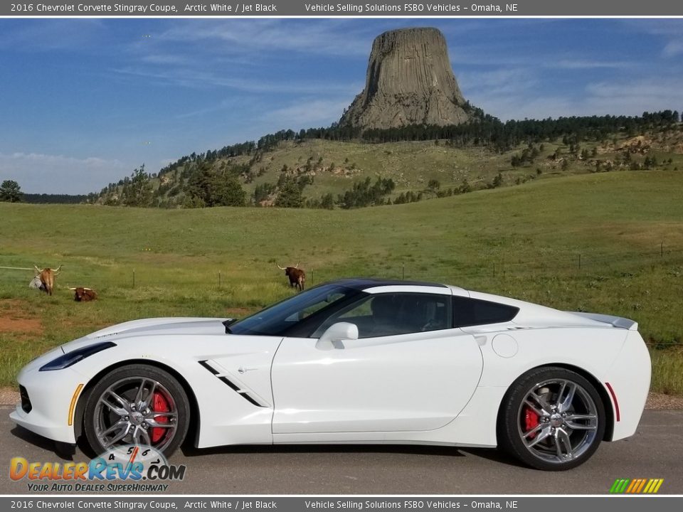 2016 Chevrolet Corvette Stingray Coupe Arctic White / Jet Black Photo #14