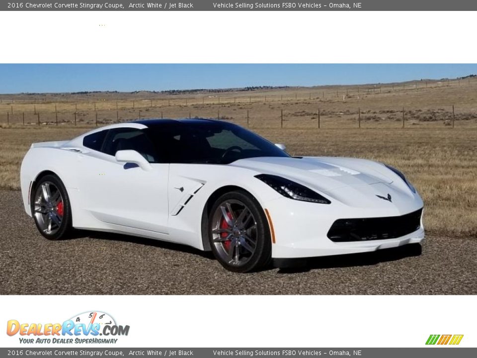 2016 Chevrolet Corvette Stingray Coupe Arctic White / Jet Black Photo #19