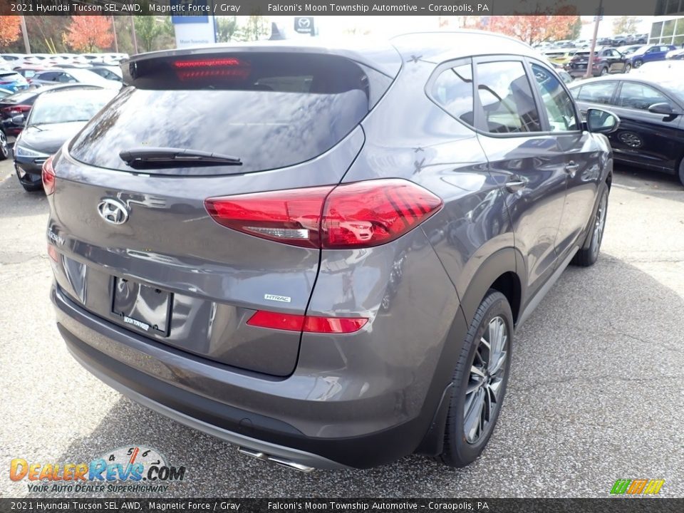 2021 Hyundai Tucson SEL AWD Magnetic Force / Gray Photo #2