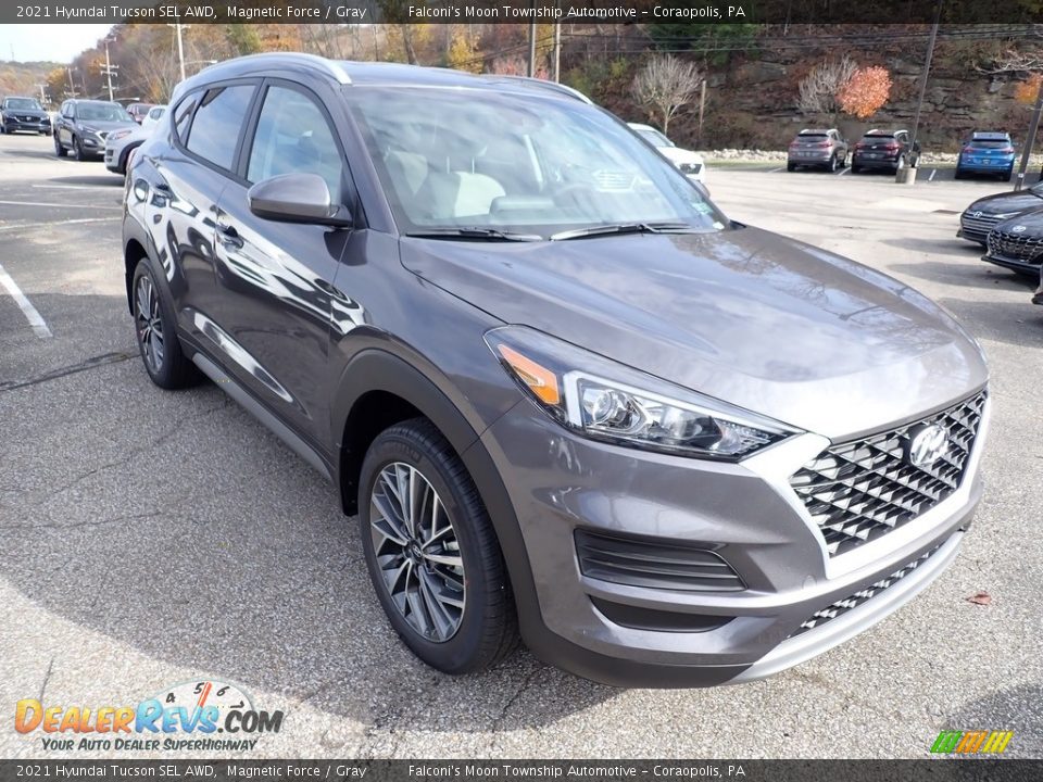 2021 Hyundai Tucson SEL AWD Magnetic Force / Gray Photo #3