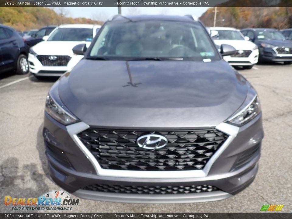 2021 Hyundai Tucson SEL AWD Magnetic Force / Gray Photo #4