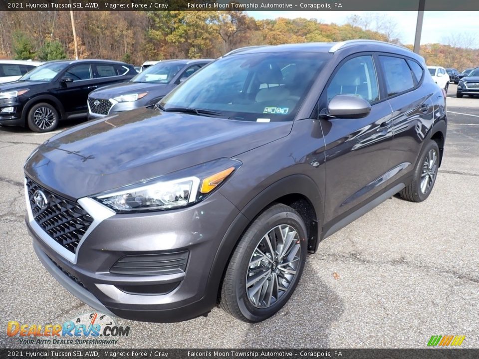 2021 Hyundai Tucson SEL AWD Magnetic Force / Gray Photo #5