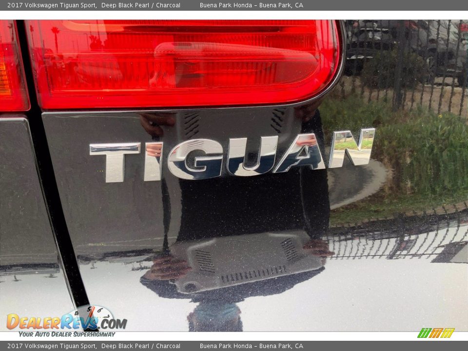 2017 Volkswagen Tiguan Sport Deep Black Pearl / Charcoal Photo #9