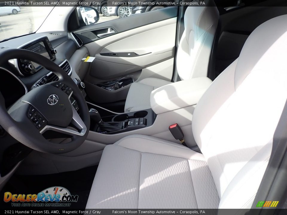 2021 Hyundai Tucson SEL AWD Magnetic Force / Gray Photo #9