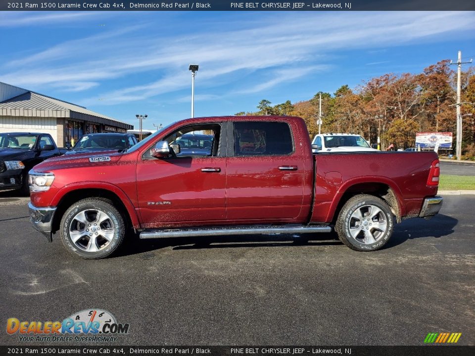 Delmonico Red Pearl 2021 Ram 1500 Laramie Crew Cab 4x4 Photo #4