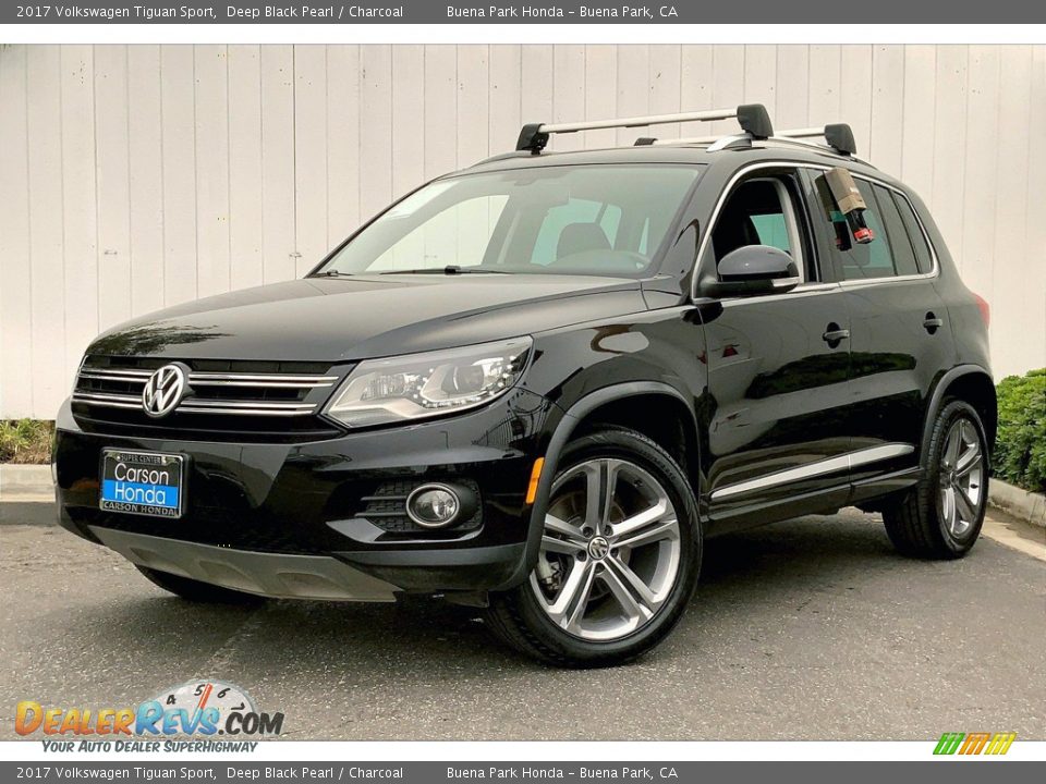 2017 Volkswagen Tiguan Sport Deep Black Pearl / Charcoal Photo #14