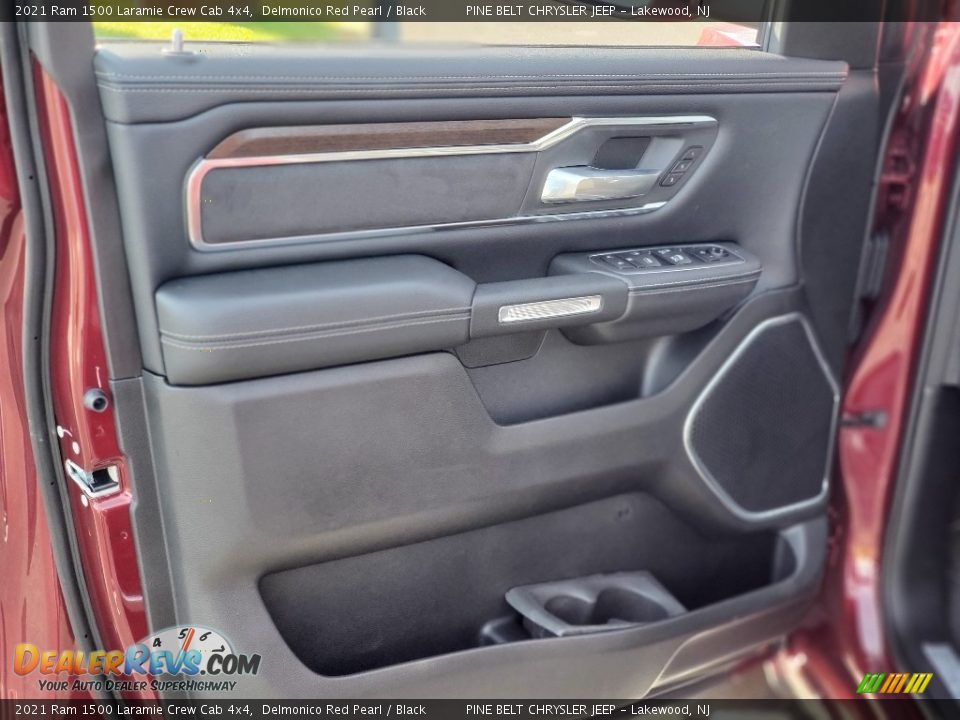 2021 Ram 1500 Laramie Crew Cab 4x4 Delmonico Red Pearl / Black Photo #12