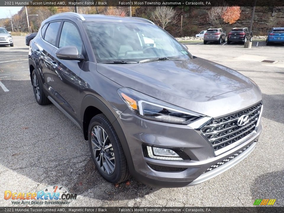2021 Hyundai Tucson Limited AWD Magnetic Force / Black Photo #3