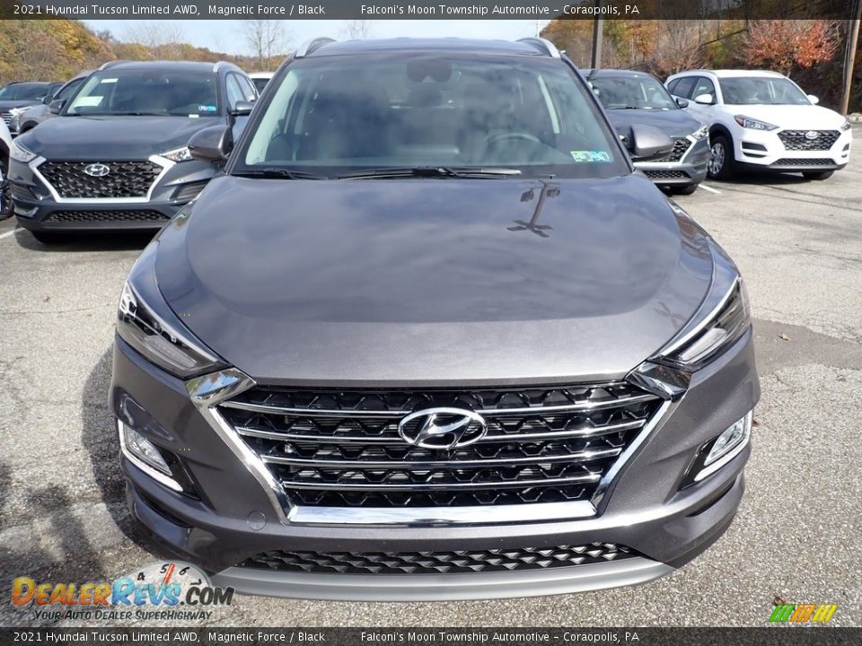 2021 Hyundai Tucson Limited AWD Magnetic Force / Black Photo #4