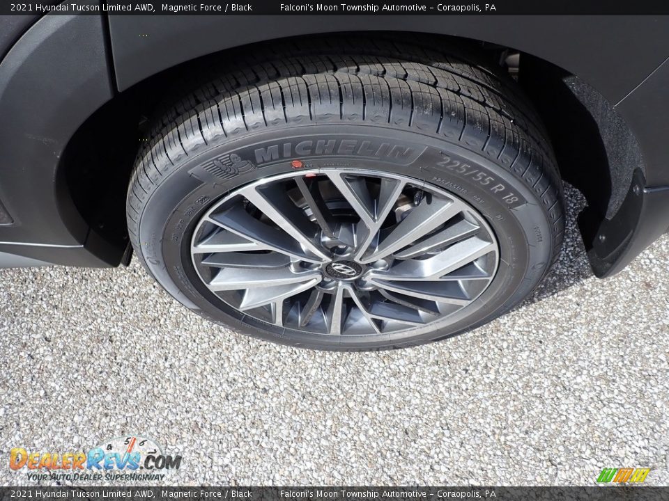 2021 Hyundai Tucson Limited AWD Magnetic Force / Black Photo #7