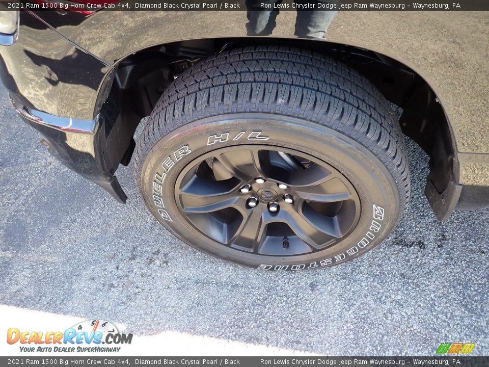 2021 Ram 1500 Big Horn Crew Cab 4x4 Diamond Black Crystal Pearl / Black Photo #2