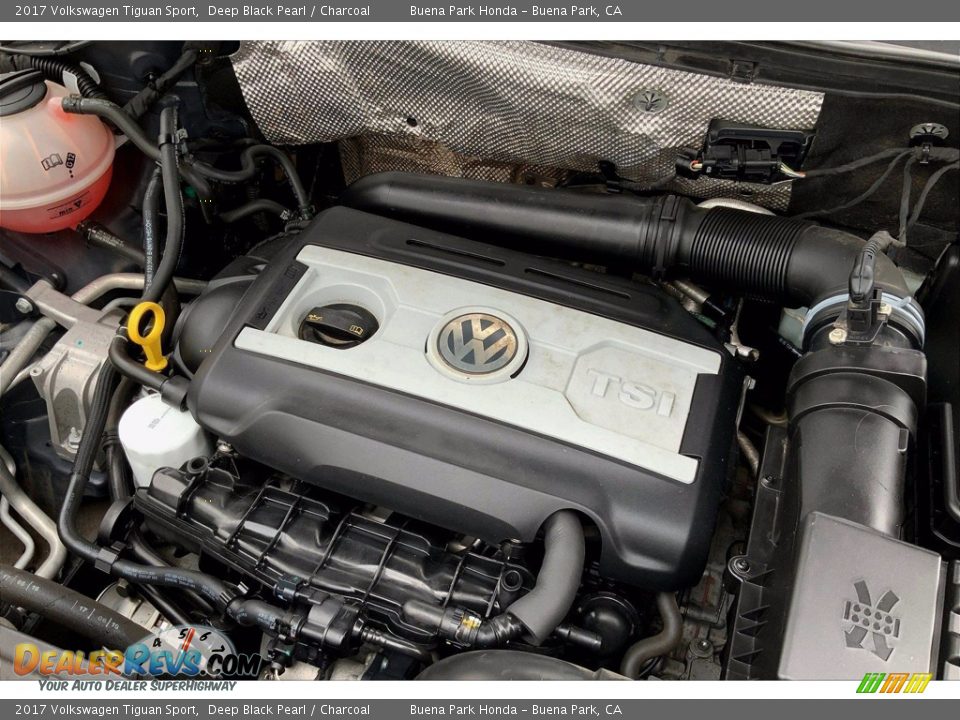 2017 Volkswagen Tiguan Sport Deep Black Pearl / Charcoal Photo #34