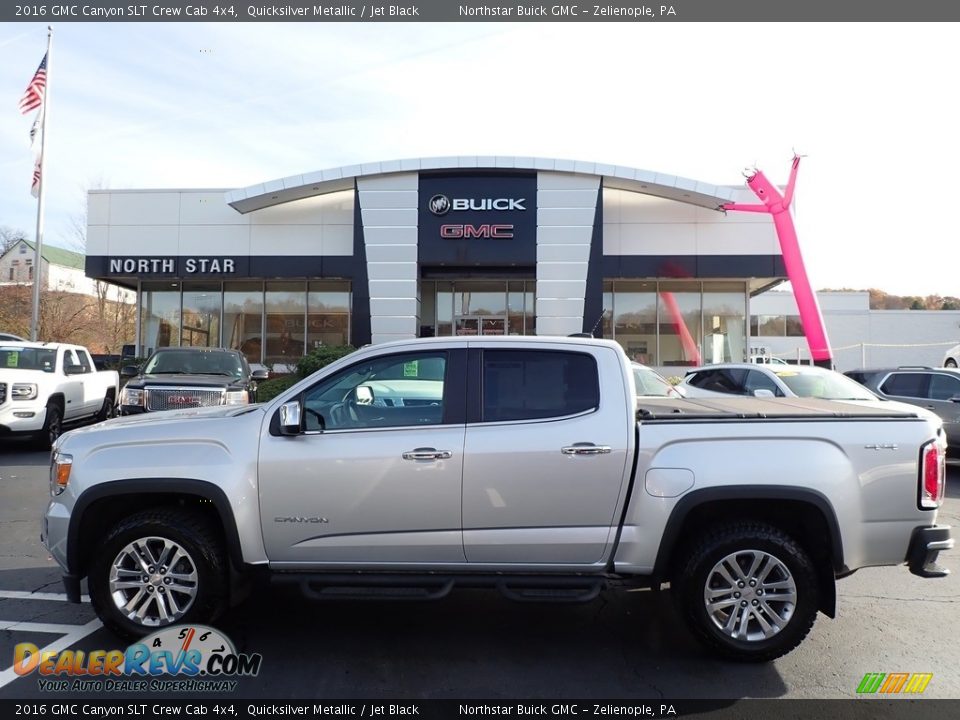 2016 GMC Canyon SLT Crew Cab 4x4 Quicksilver Metallic / Jet Black Photo #1