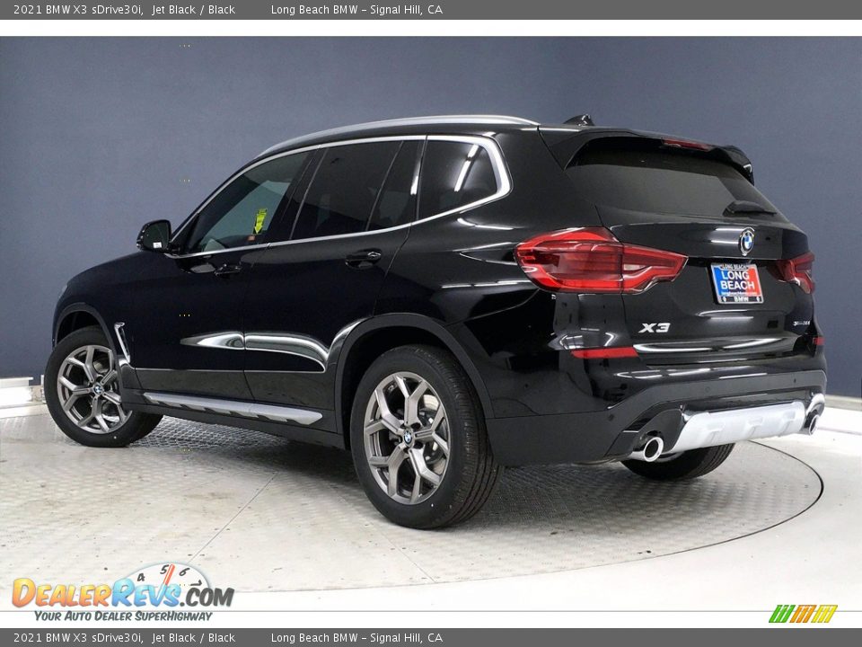 2021 BMW X3 sDrive30i Jet Black / Black Photo #3