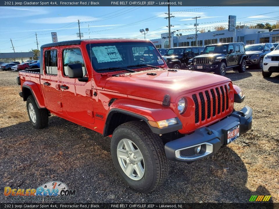 2021 Jeep Gladiator Sport 4x4 Firecracker Red / Black Photo #1