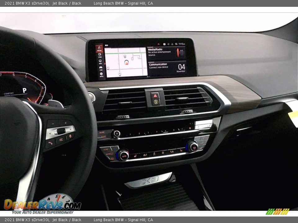 2021 BMW X3 sDrive30i Jet Black / Black Photo #6