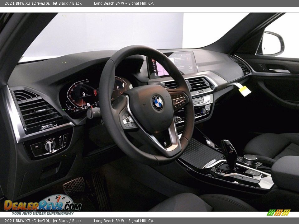 2021 BMW X3 sDrive30i Jet Black / Black Photo #7