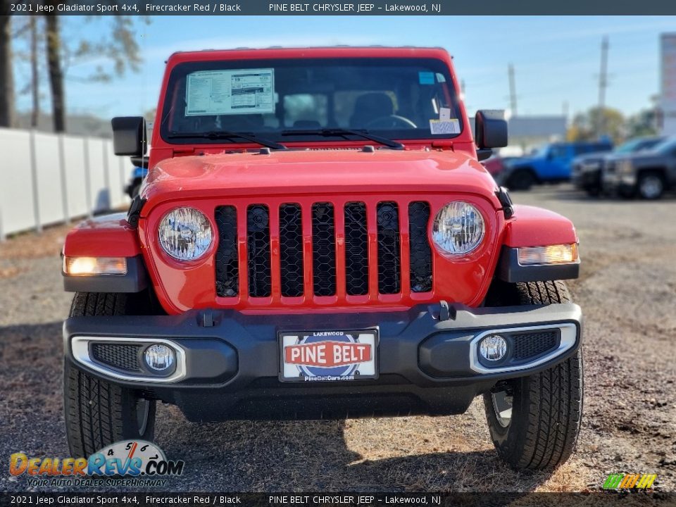 2021 Jeep Gladiator Sport 4x4 Firecracker Red / Black Photo #3