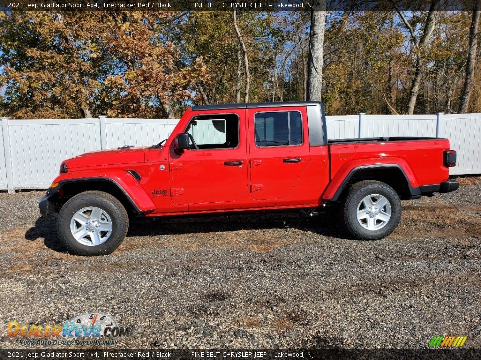 2021 Jeep Gladiator Sport 4x4 Firecracker Red / Black Photo #4