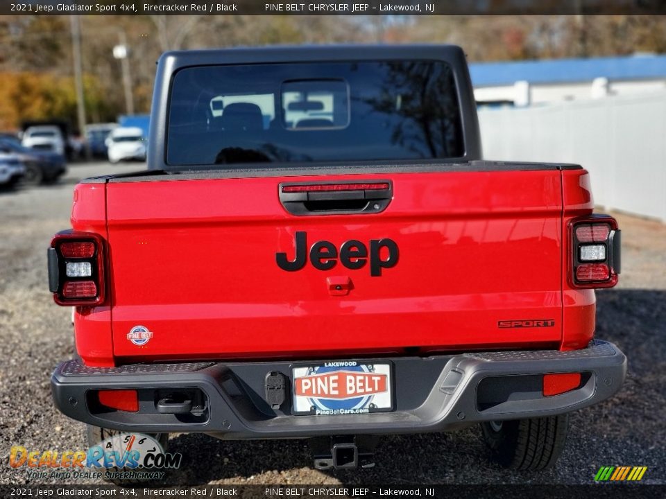 2021 Jeep Gladiator Sport 4x4 Firecracker Red / Black Photo #7