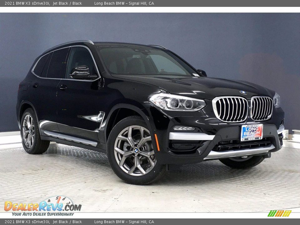 2021 BMW X3 sDrive30i Jet Black / Black Photo #19