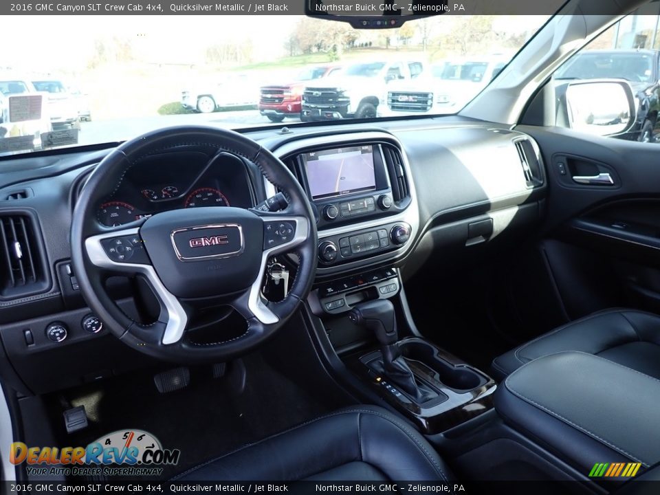 Jet Black Interior - 2016 GMC Canyon SLT Crew Cab 4x4 Photo #19