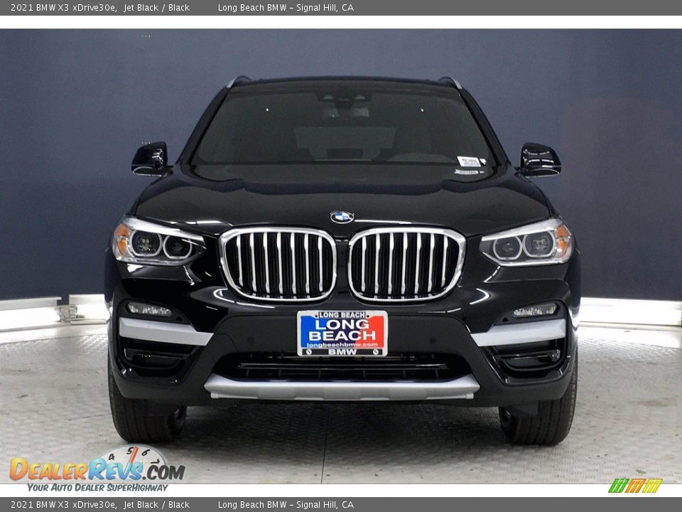2021 BMW X3 xDrive30e Jet Black / Black Photo #2