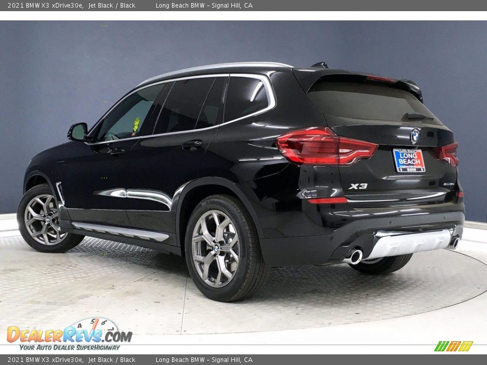 2021 BMW X3 xDrive30e Jet Black / Black Photo #3