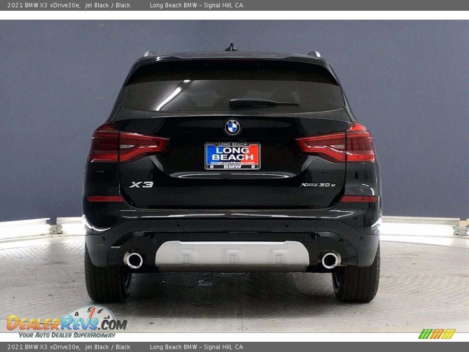 2021 BMW X3 xDrive30e Jet Black / Black Photo #4