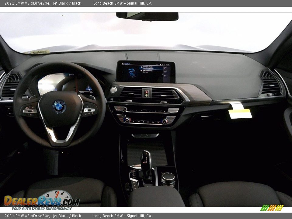 2021 BMW X3 xDrive30e Jet Black / Black Photo #5