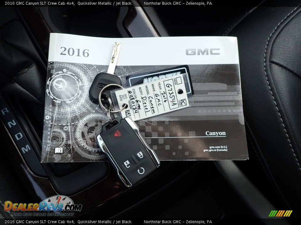 Keys of 2016 GMC Canyon SLT Crew Cab 4x4 Photo #29