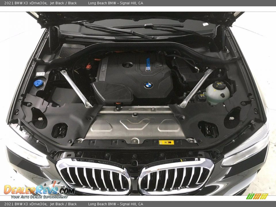 2021 BMW X3 xDrive30e Jet Black / Black Photo #10