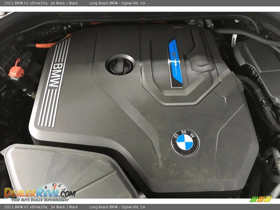 2021 BMW X3 xDrive30e Jet Black / Black Photo #11