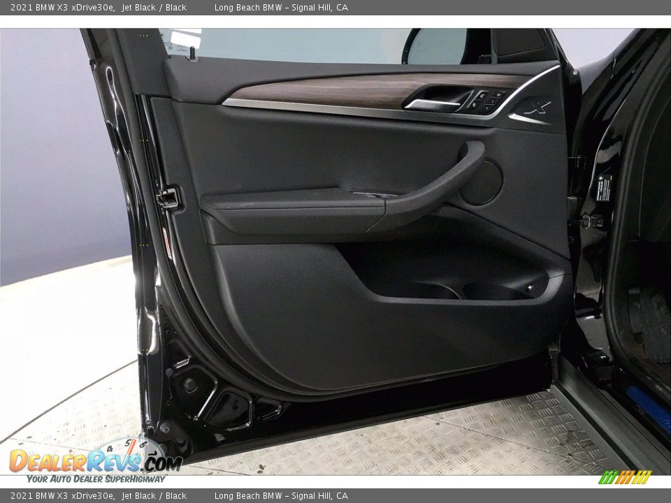 2021 BMW X3 xDrive30e Jet Black / Black Photo #13