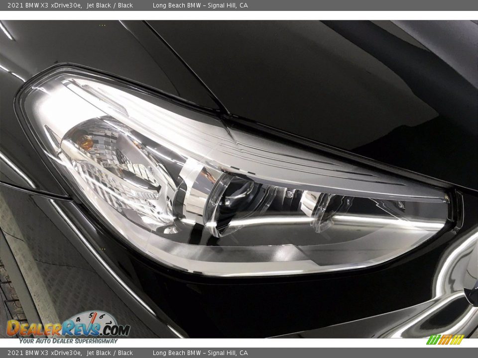 2021 BMW X3 xDrive30e Jet Black / Black Photo #14