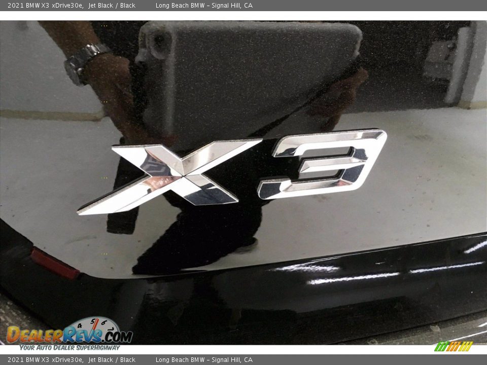 2021 BMW X3 xDrive30e Jet Black / Black Photo #16