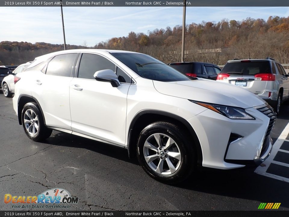 2019 Lexus RX 350 F Sport AWD Eminent White Pearl / Black Photo #4