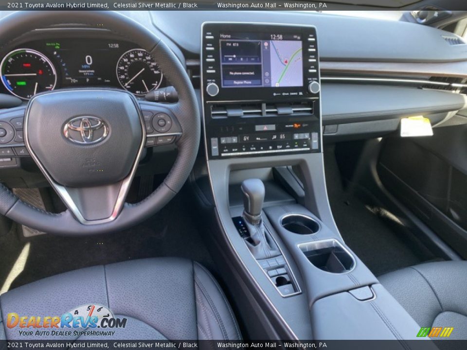 Black Interior - 2021 Toyota Avalon Hybrid Limited Photo #3