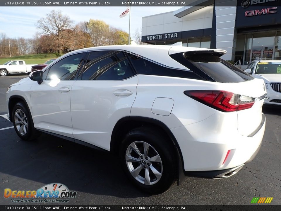 2019 Lexus RX 350 F Sport AWD Eminent White Pearl / Black Photo #12