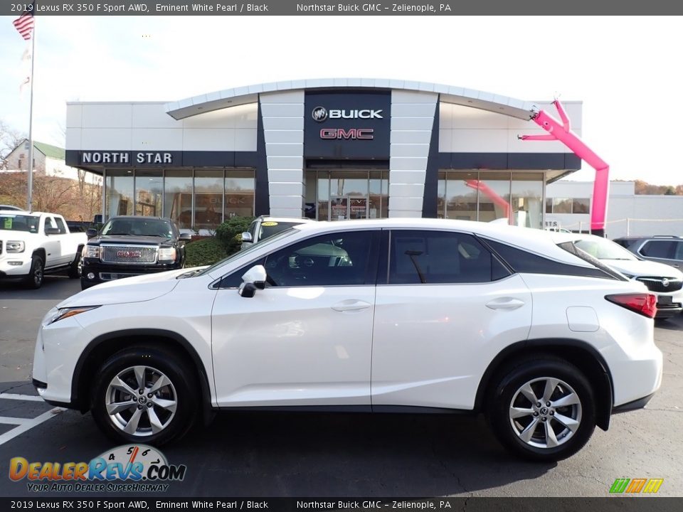 2019 Lexus RX 350 F Sport AWD Eminent White Pearl / Black Photo #13